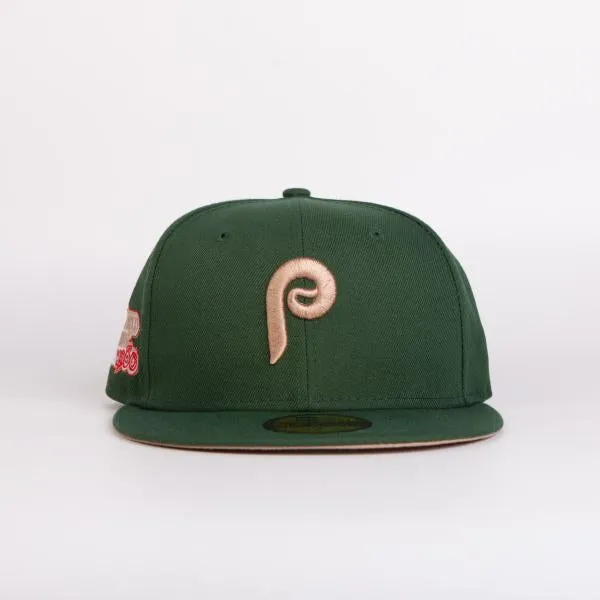 NEW ERA - Accessories - Philadephia Phillies 1980 WS Custom Fitted - Green/Camel