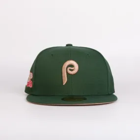 NEW ERA - Accessories - Philadephia Phillies 1980 WS Custom Fitted - Green/Camel