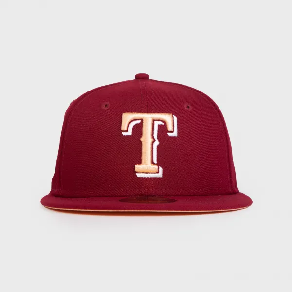 NEW ERA - Accessories - Texas Rangers 2011 WS Custom Fitted - Red/Peach