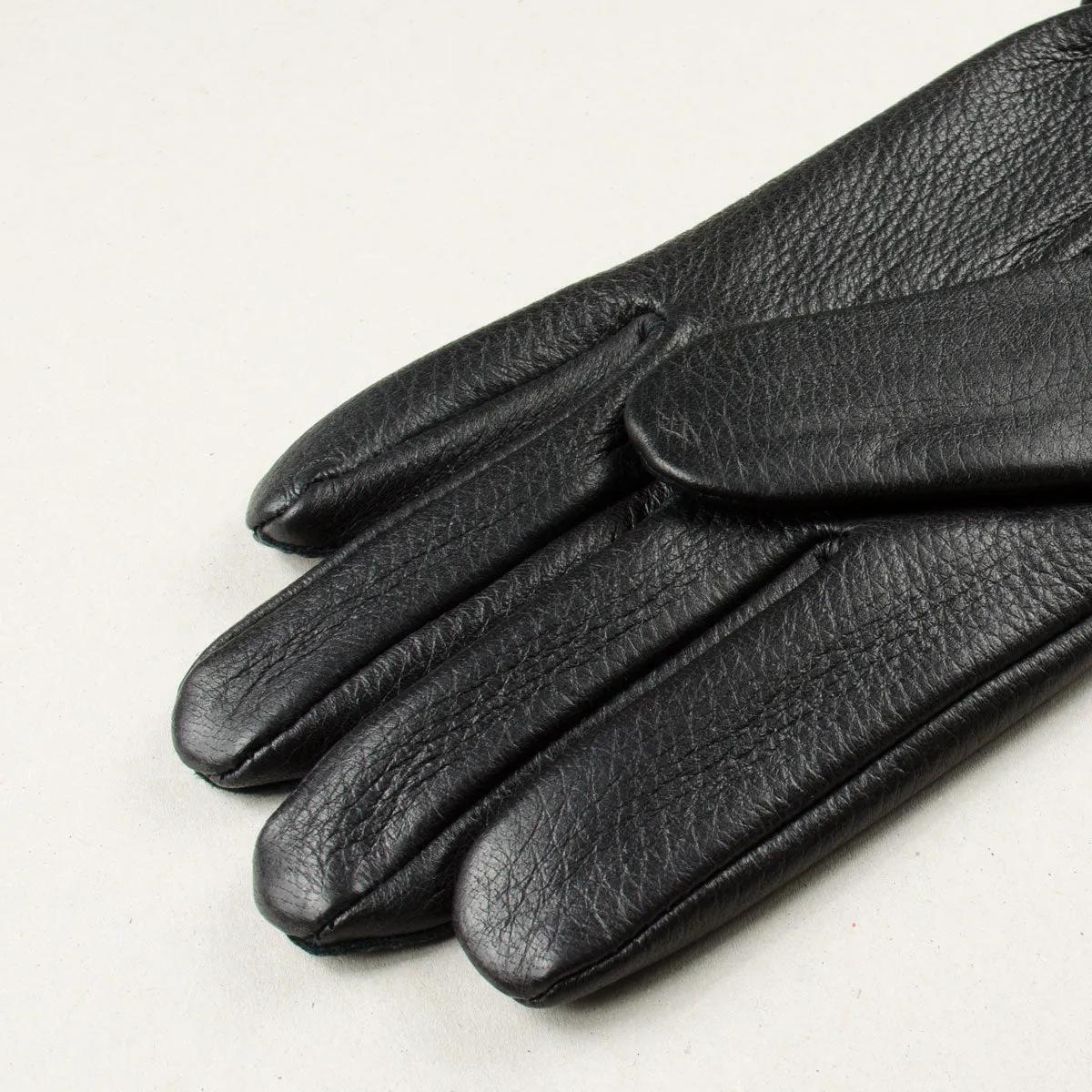 Norse Projects x Hestra - Salen Leather Gloves - Black