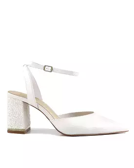 ODYSSEY - POINTED CLOSED TOE BRIDAL HEELS