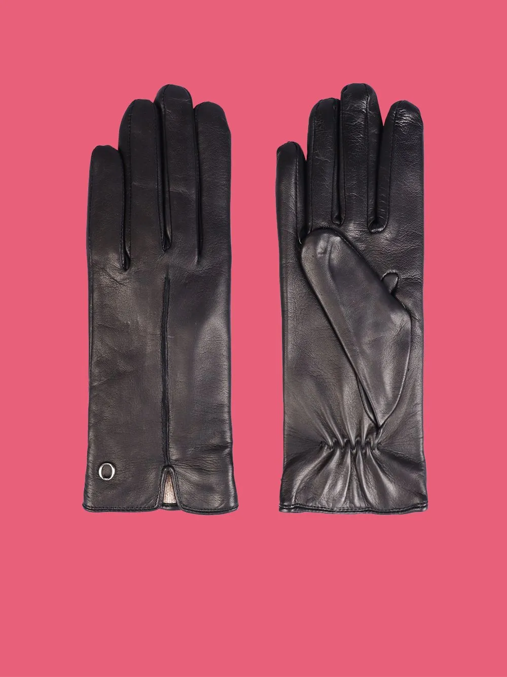 ORCIANI Nappa Flake leather gloves 