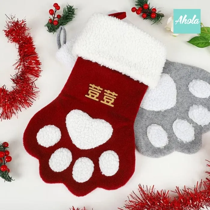 【Paws】Christmas Stocking with Accessories Set 貓爪聖誕襪玩具飾品套裝聖誕限定的客製聖誕襪 11/15截單，12月初到中寄出