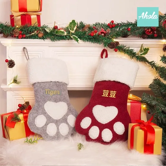 【Paws】Christmas Stocking with Accessories Set 貓爪聖誕襪玩具飾品套裝聖誕限定的客製聖誕襪 11/15截單，12月初到中寄出