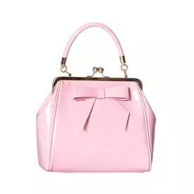 Pink Retro Patent Handbag