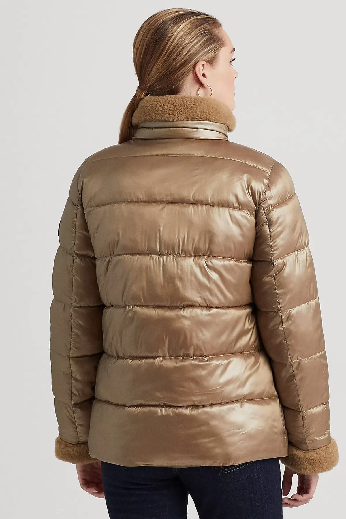 Polo Ralph Lauren Kürk Detayl Puffer Mont