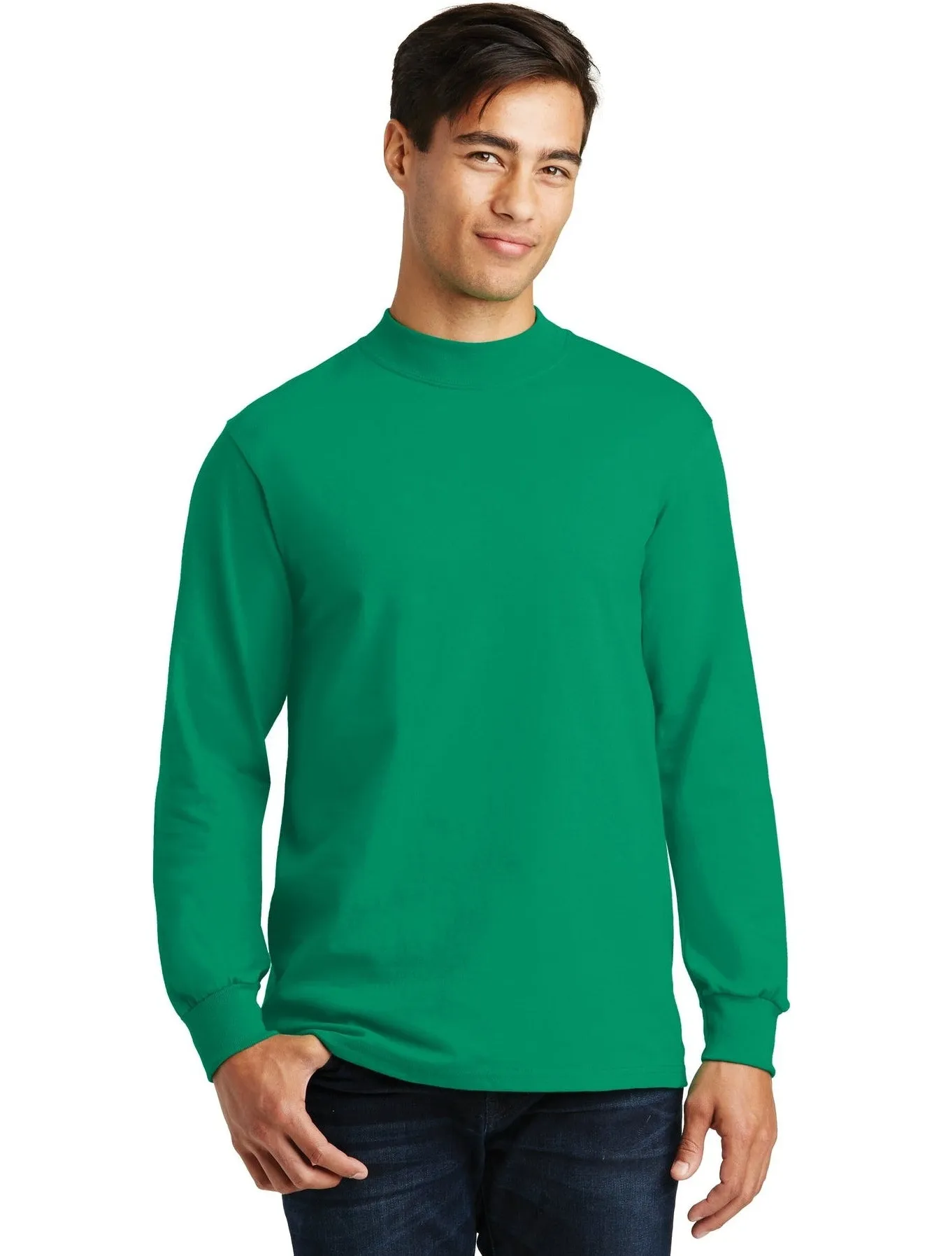 Port & Company Essential Mock Turtleneck