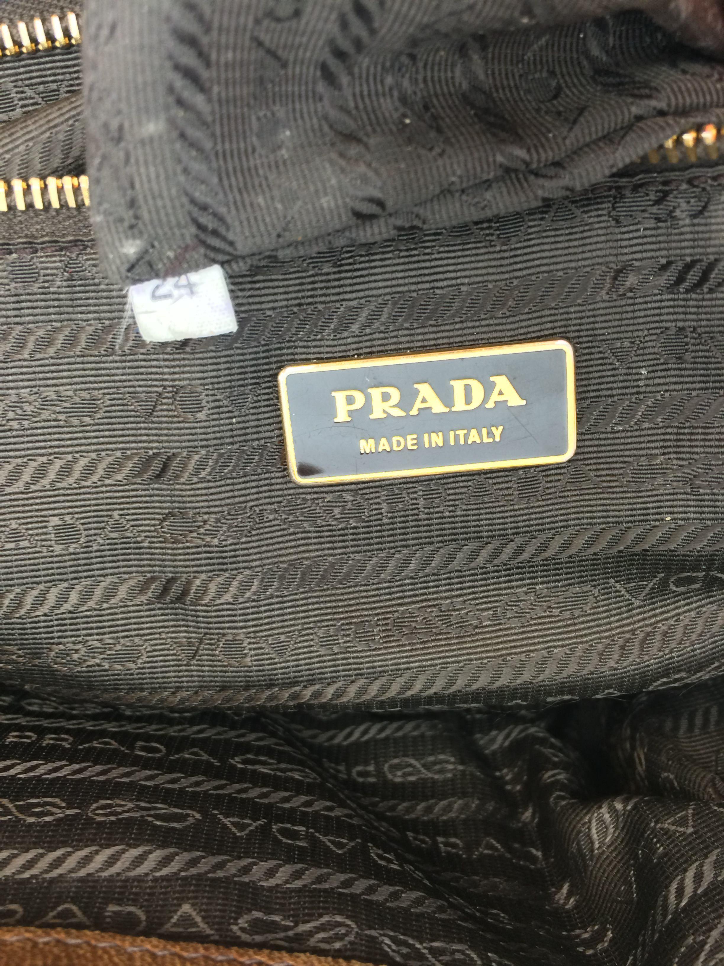 Prada Nappa Gaufre Antik Tote Bag