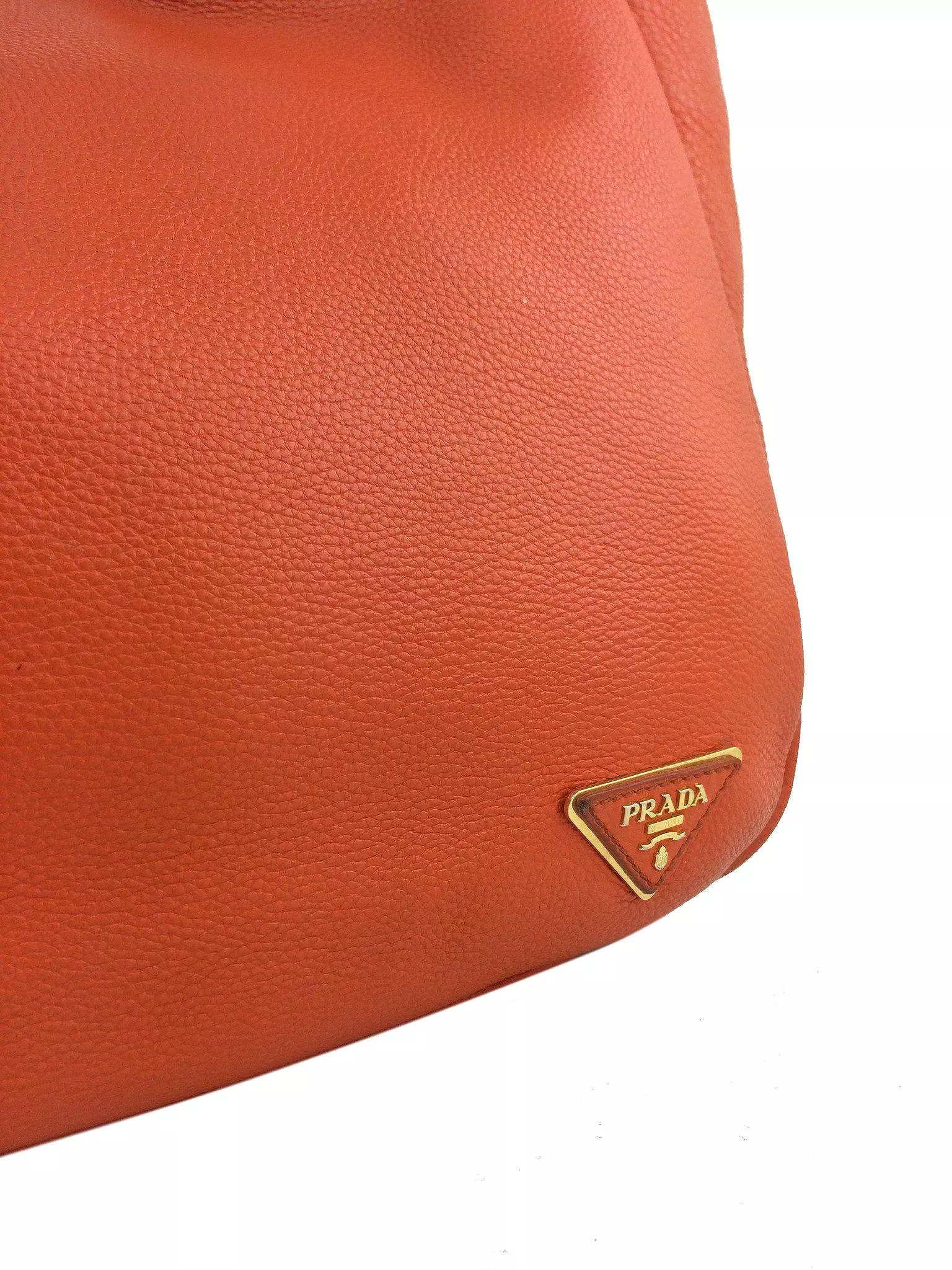 Prada Vitello Daino Leather Side-Pocket Tote Bag