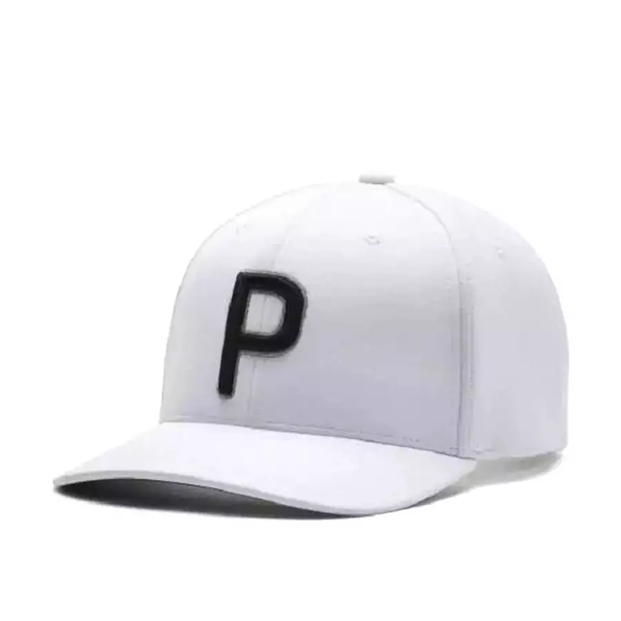 Puma P 110 Snapback Hat - Bright White