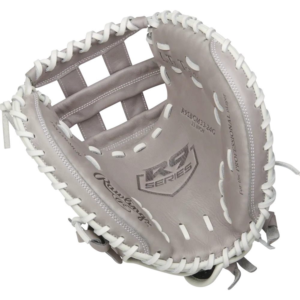 Rawlings R9 33 Fastpitch Catcher's Mitt: R9SBCM33-24G