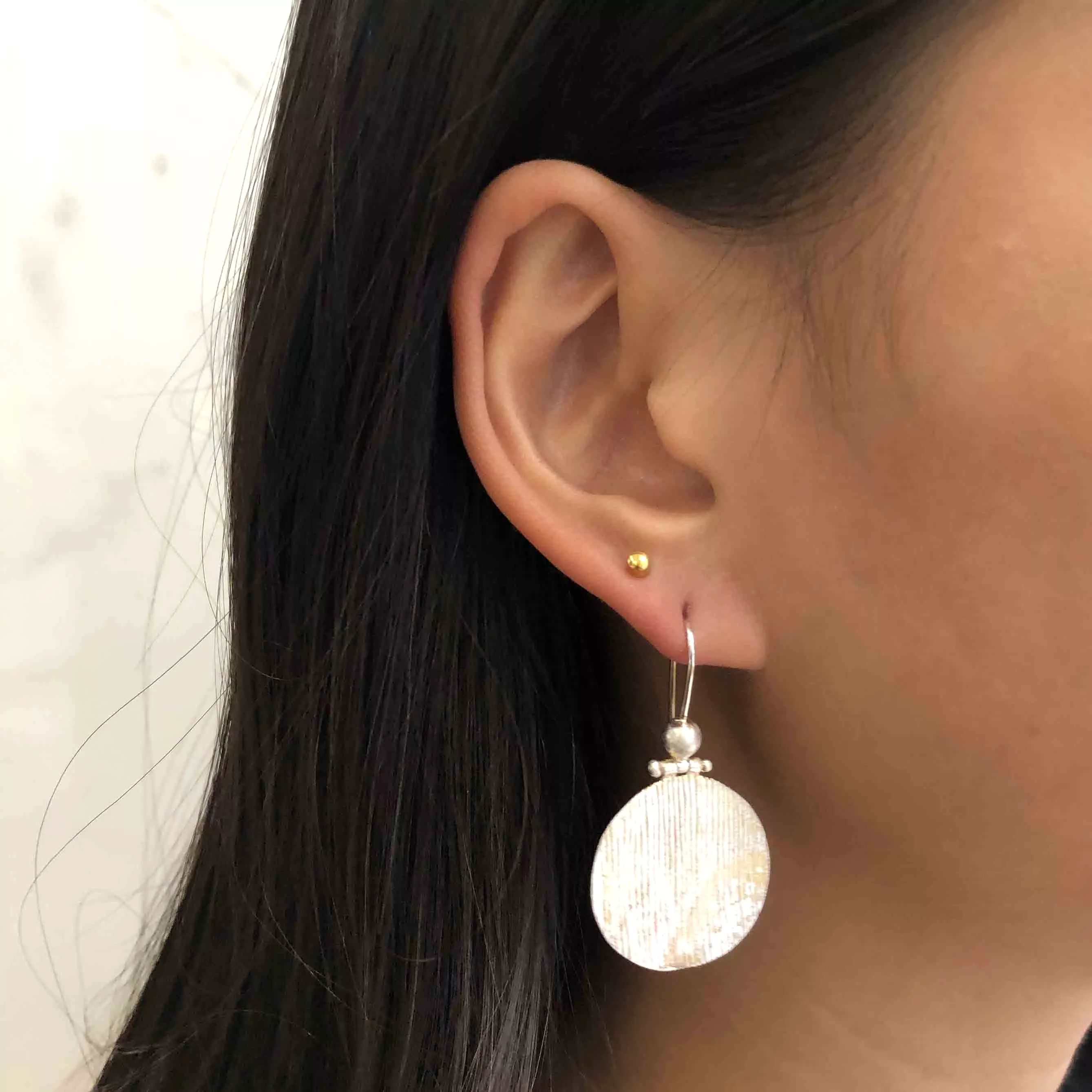 Rei Earring, Silver