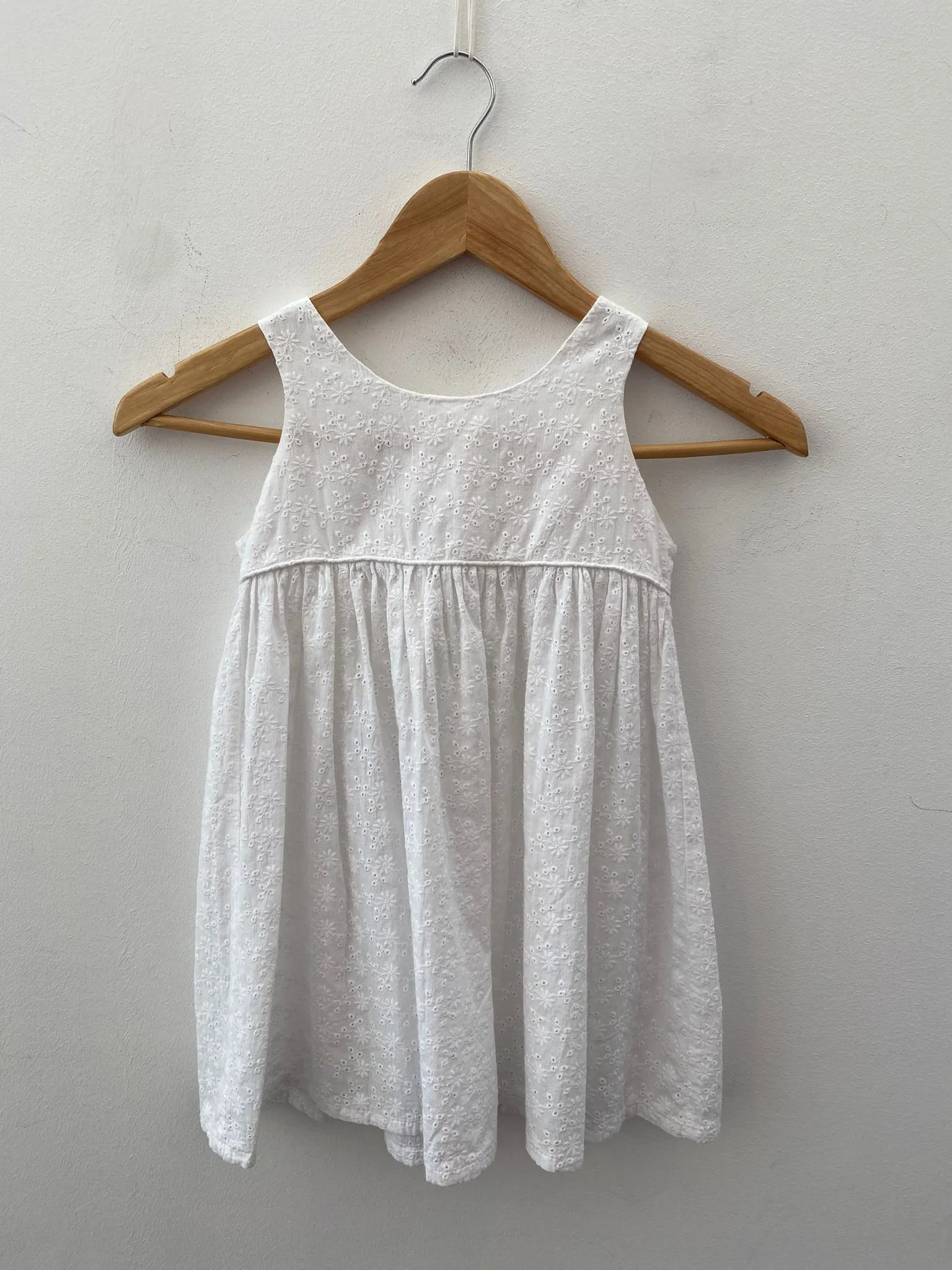 Ribbon Vestido nia blanco