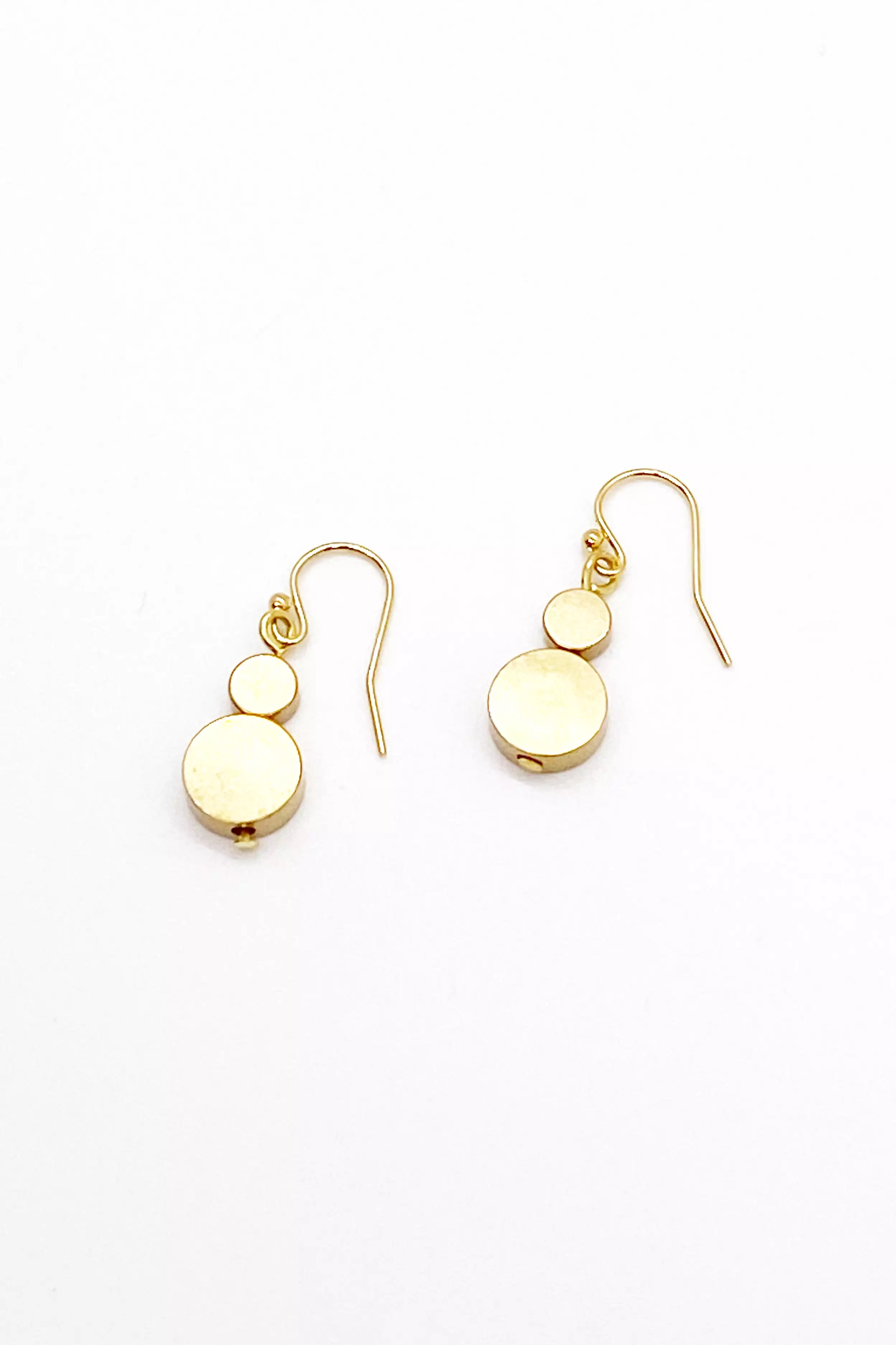 Small Disc Earrings