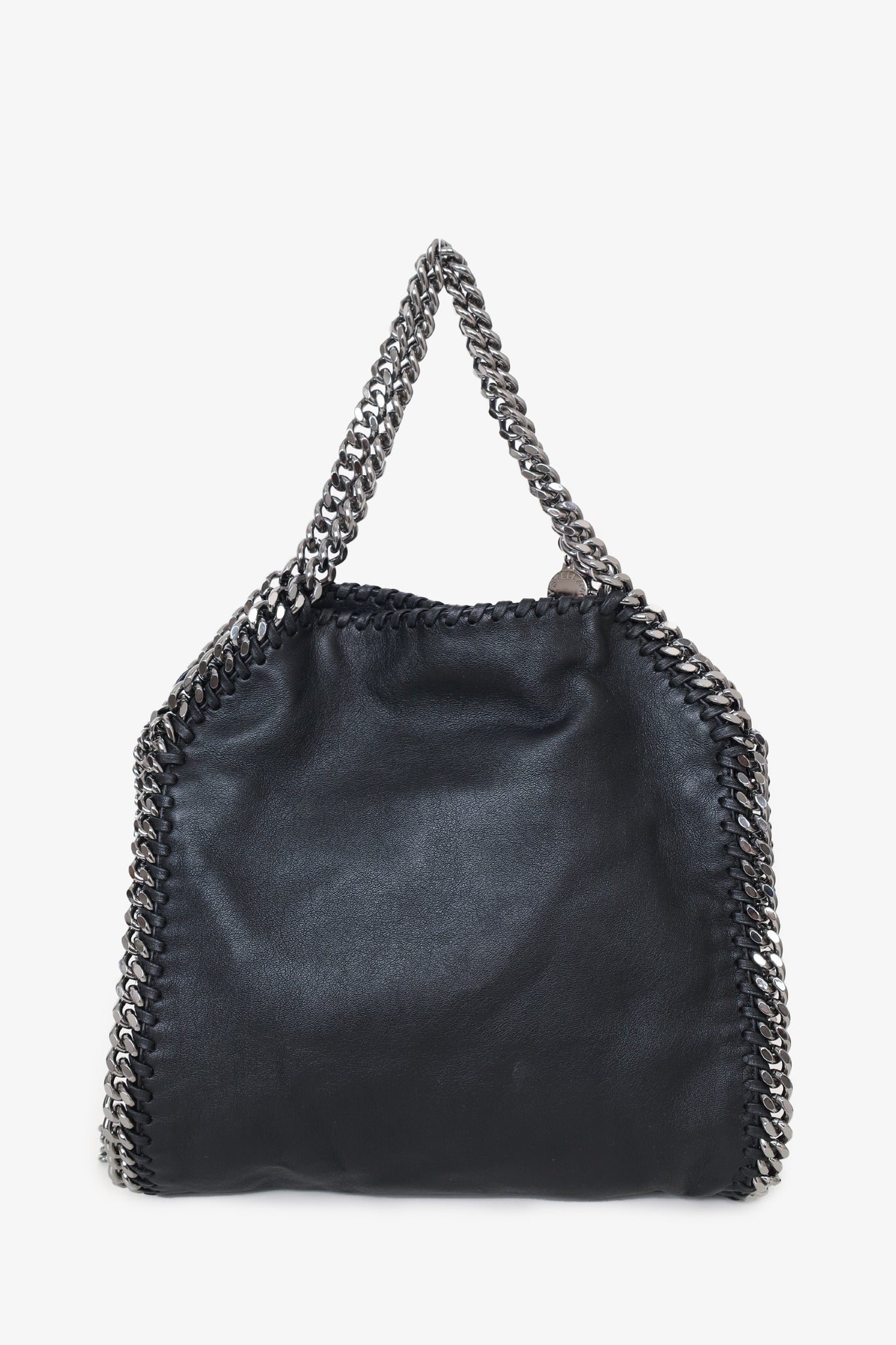 Stella McCartney Black/Pink Leather Mini Falabella Star Tote