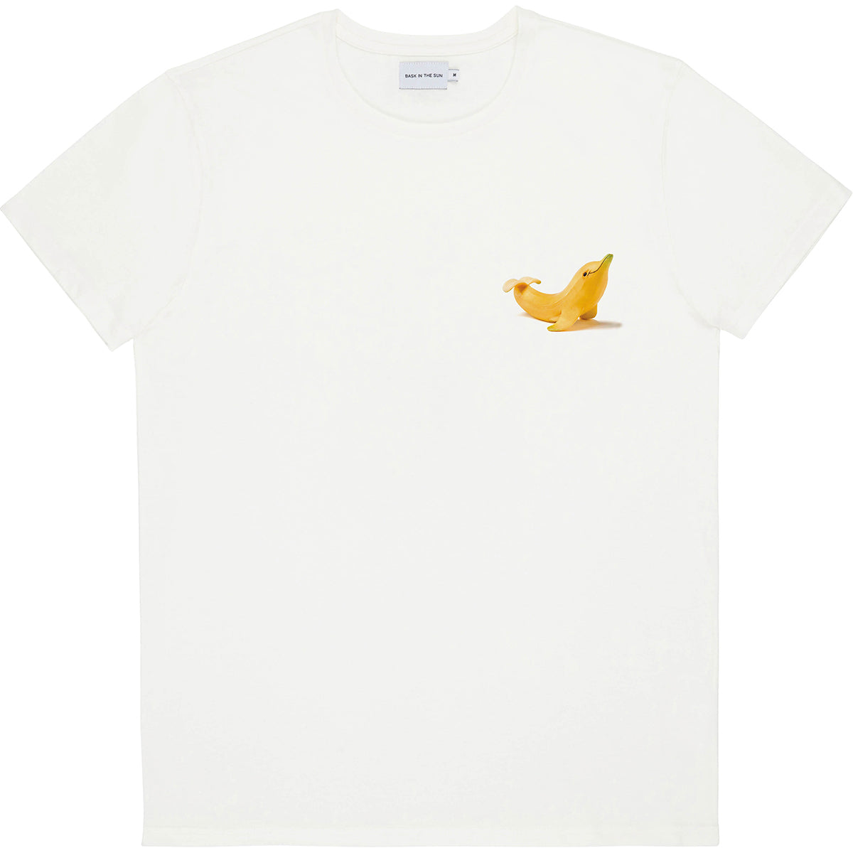 Tee-shirt Bask In the Sun Dolphin white