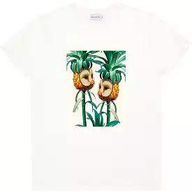 Tee-shirt Bask in the Sun NATURAL PINEAPPLES