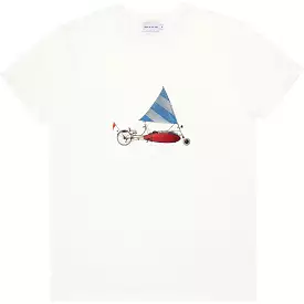 Tee-shirt Bask in the Sun NATURAL SAILING BIKE