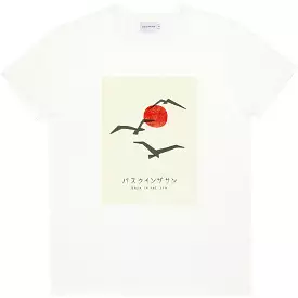 Tee-shirt Bask in the Sun natural Sunset Birds