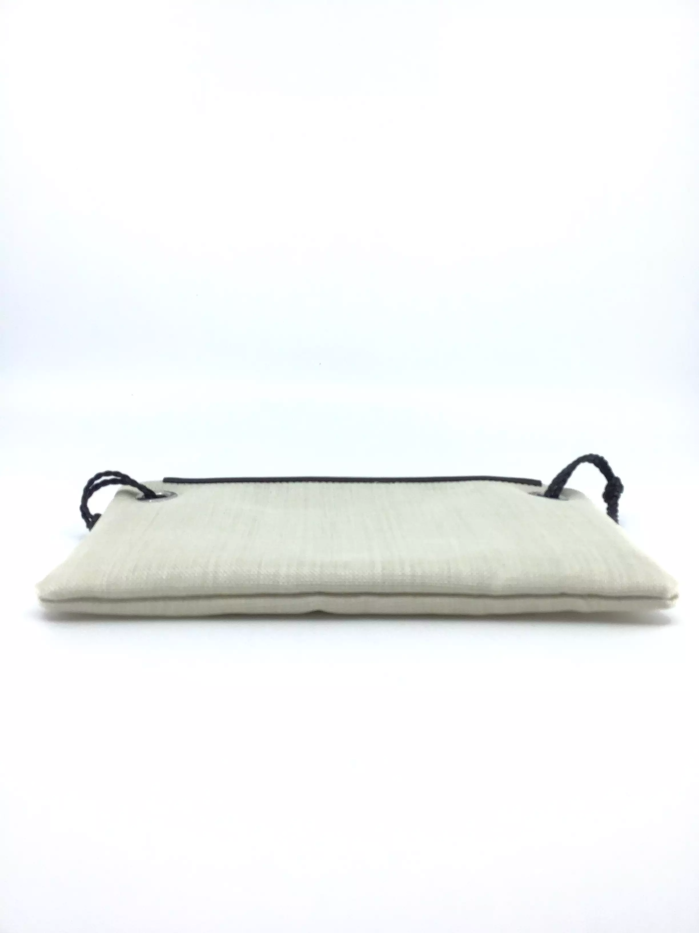 The Row Mini Coated Canvas Shoulder Bag with knotted leather removable strap