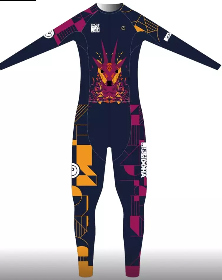 TriClub Doha WOMEN FULL LENGTH LONG SLEEVE TRI SUIT