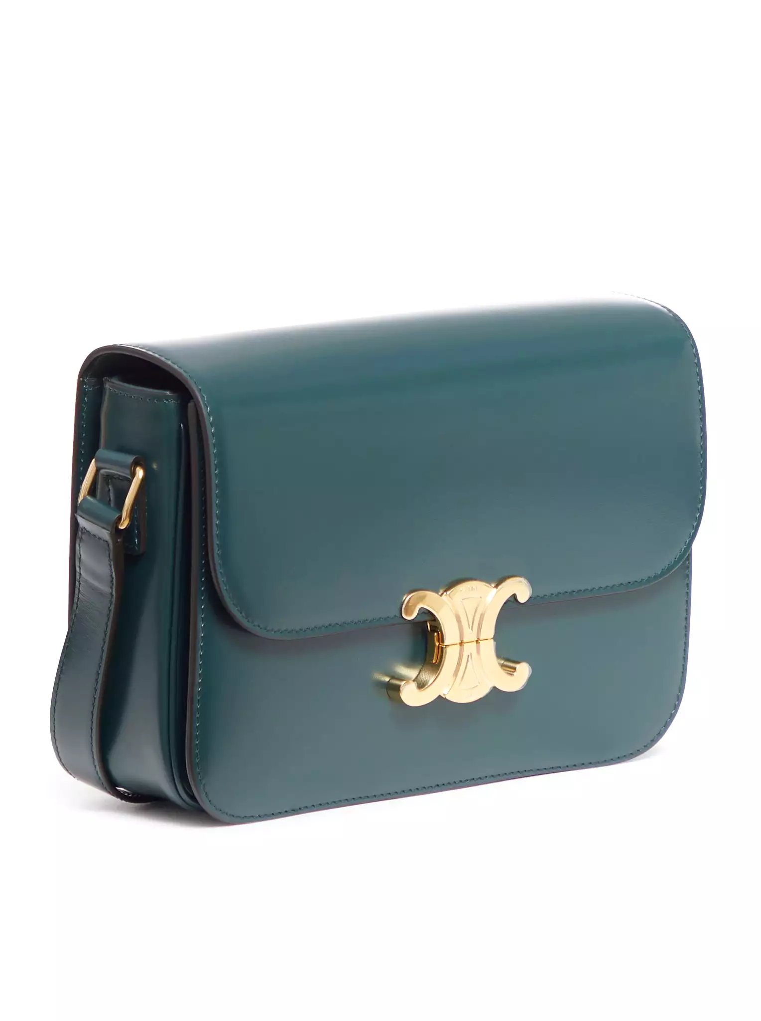 TRIOMPHE CLASSIQUE BAG IN GLOSSY CALFSKIN