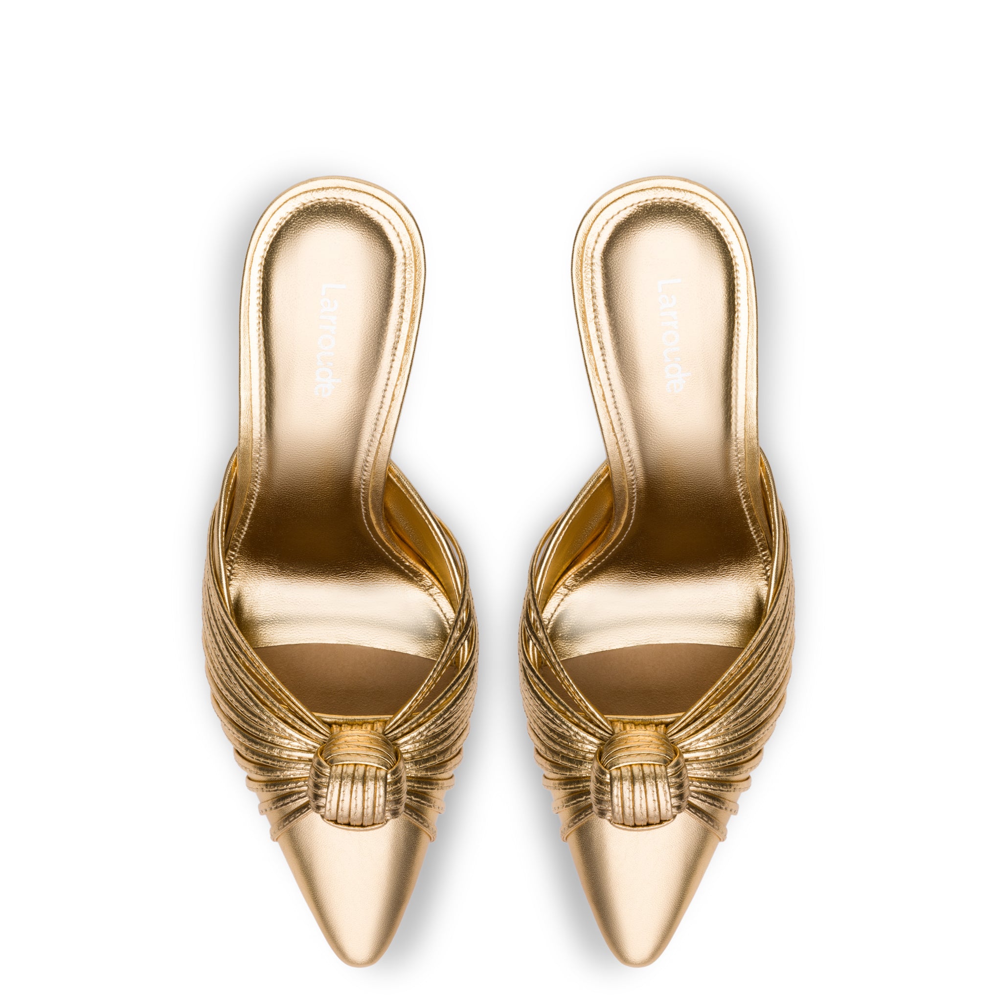 Valerie Pump In Gold Metallic Leather