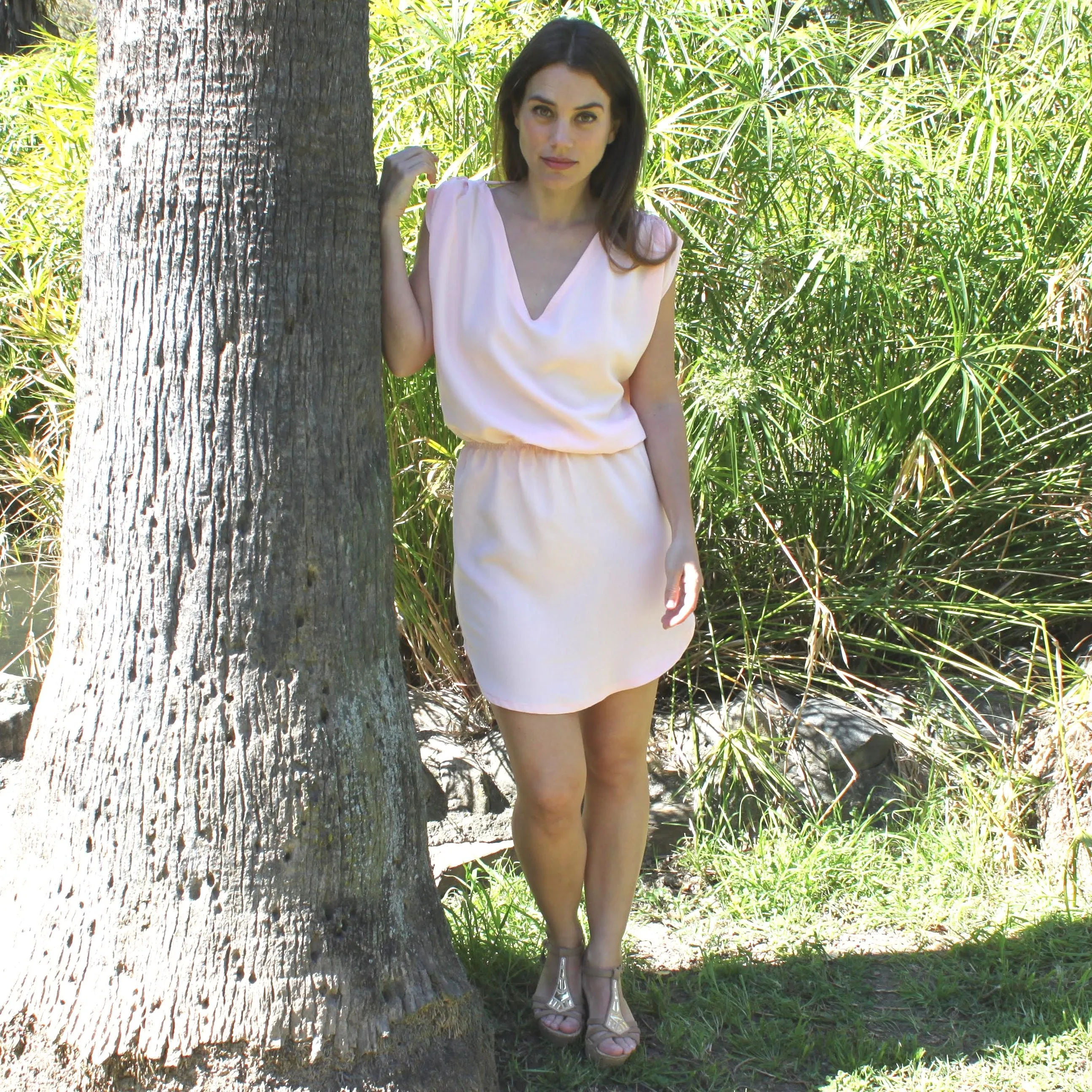 Vestido ceido · Rosa Claro (S/M)