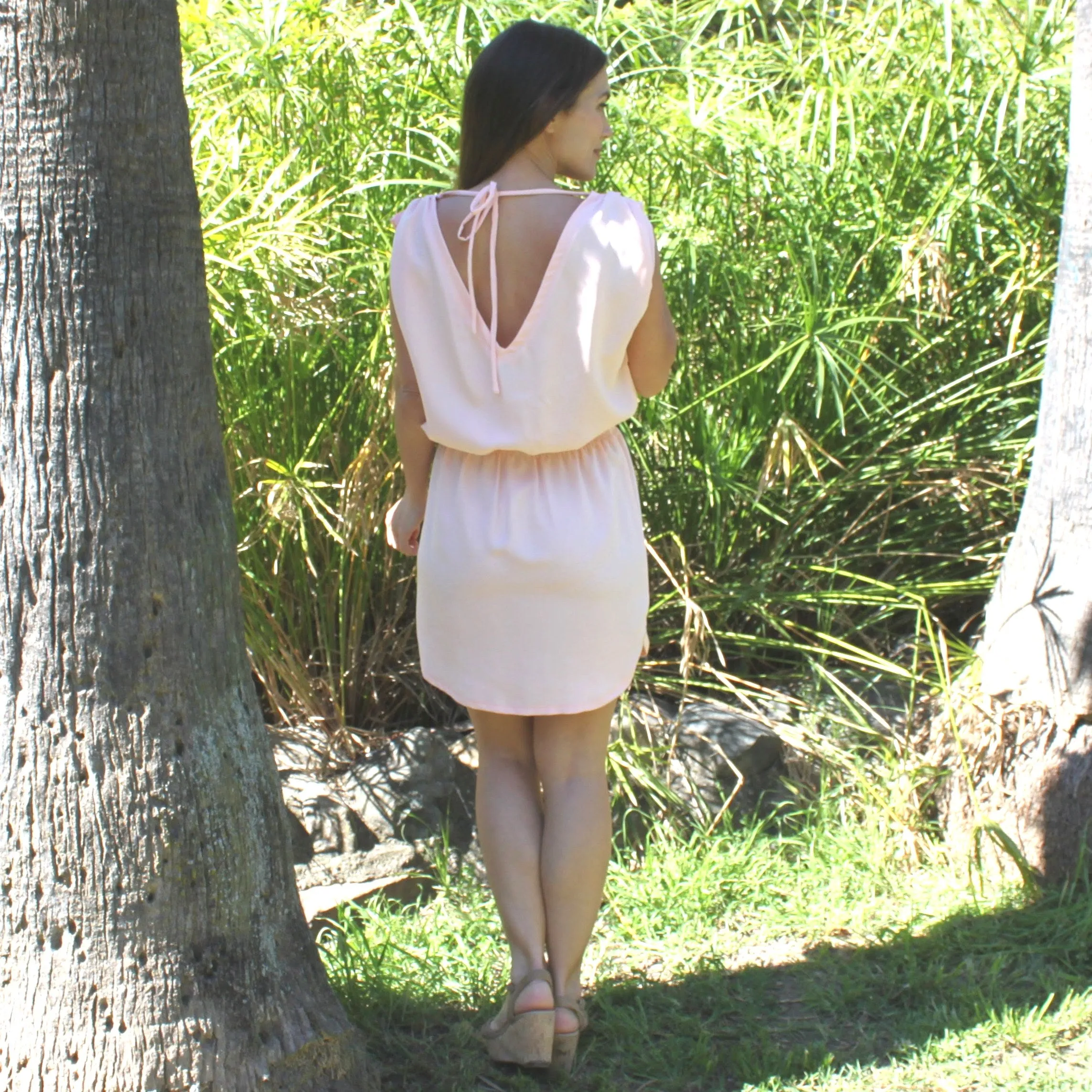 Vestido ceido · Rosa Claro (S/M)