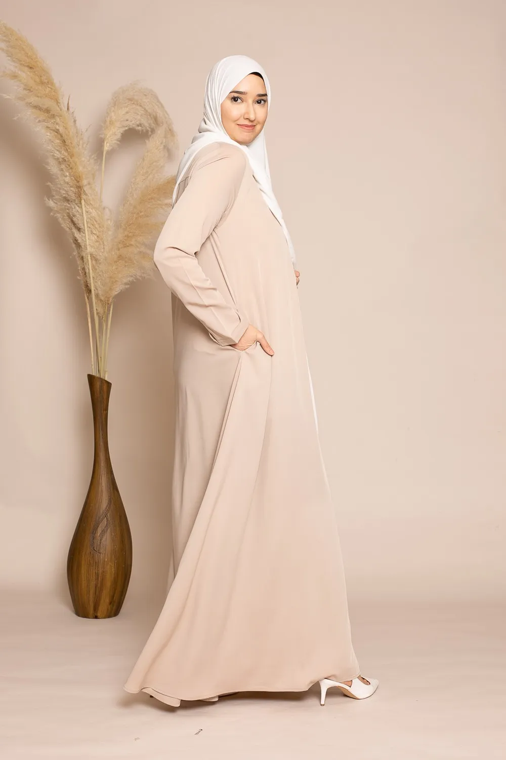 Vestido Eva beige