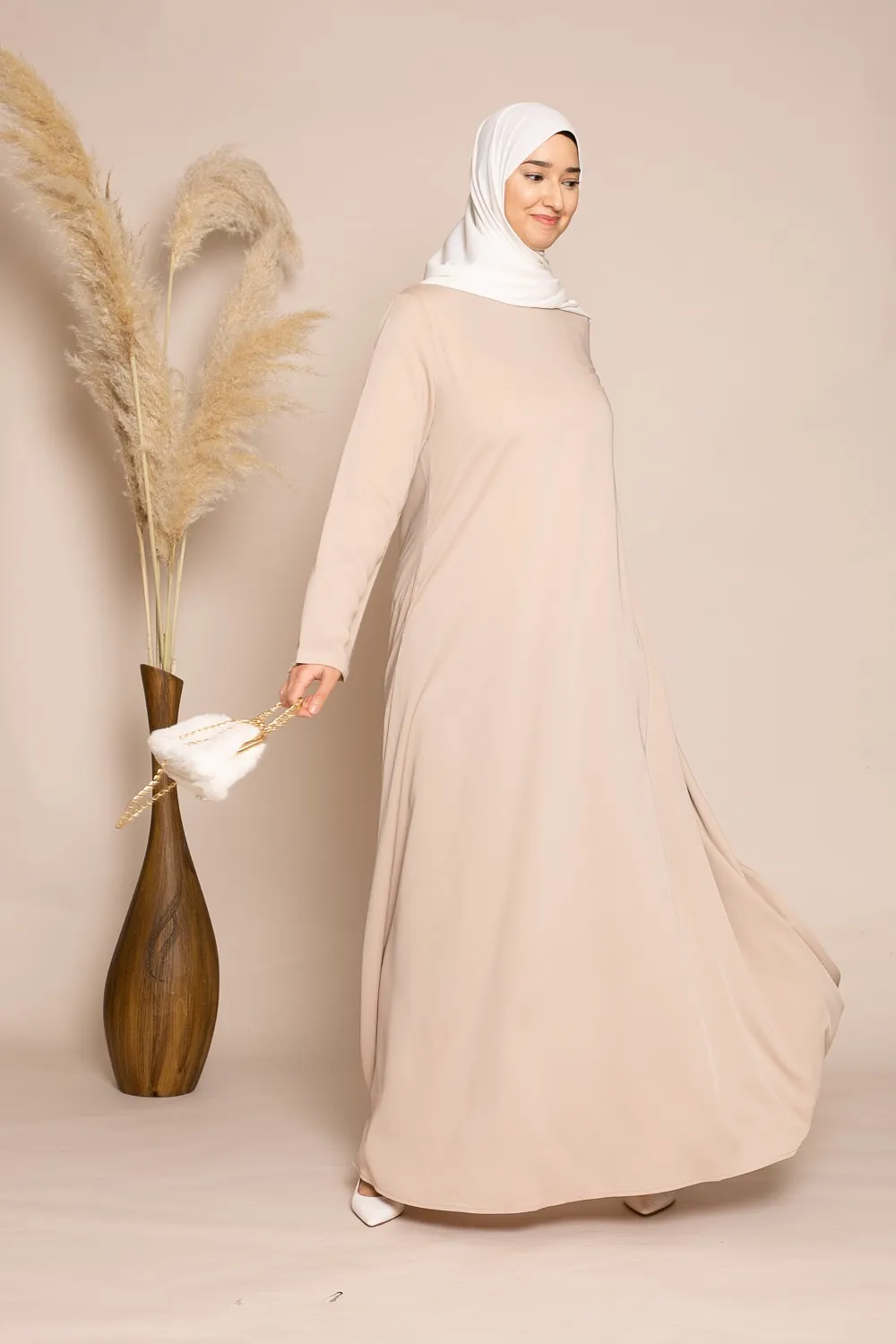 Vestido Eva beige