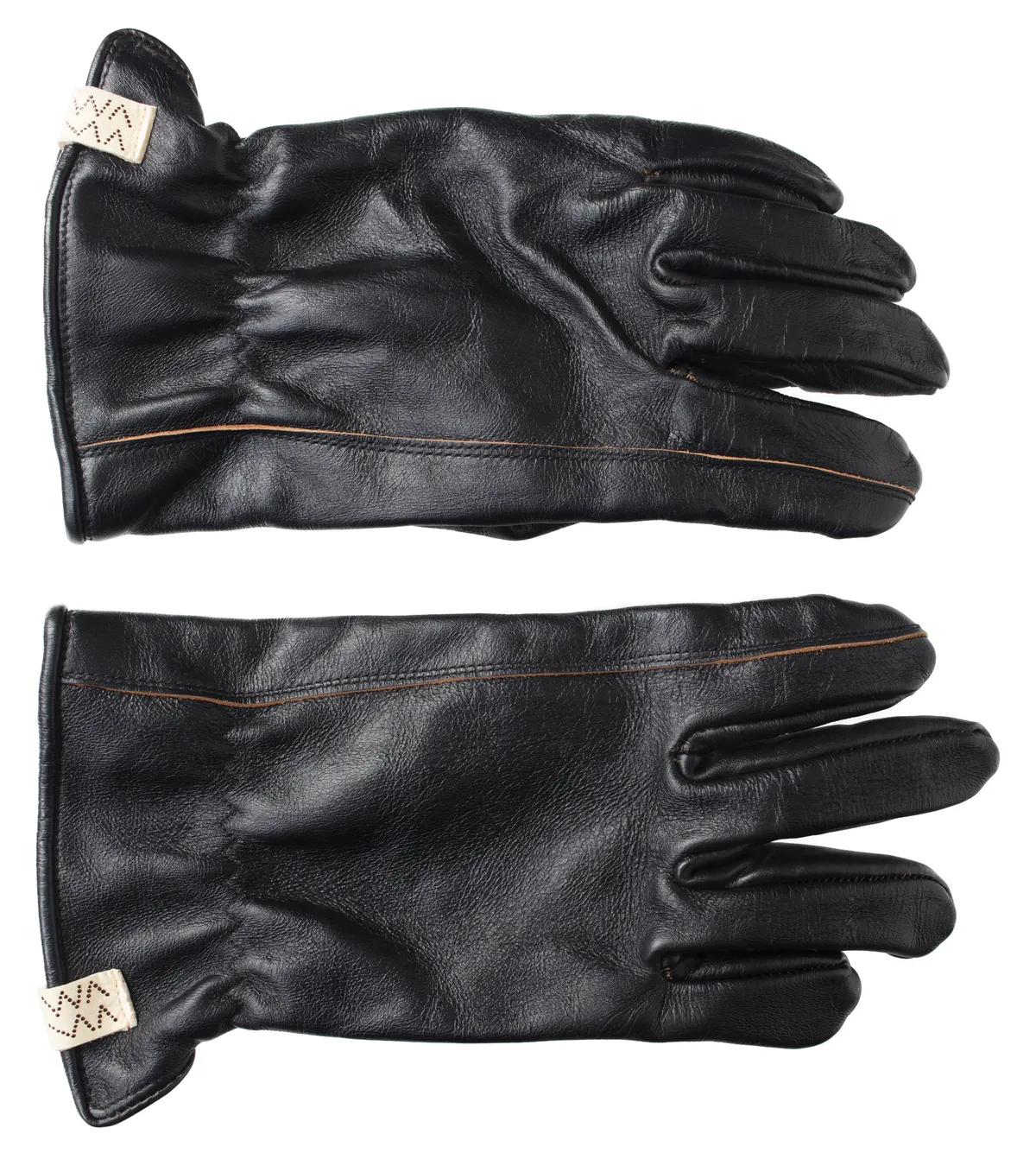 visvim Leather Gloves - Black