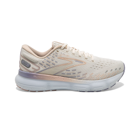 Women's Brooks Glycerin 20, Snow White/Blush/Cosmic Sky, 7 B Medium