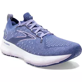 Women's Brooks Glycerin StealthFit 20, Blue/Pastel Lilac/White, 6.5 B Medium