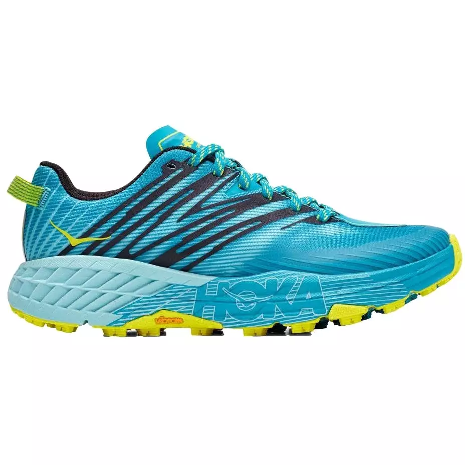 Women's HOKA ONE ONE Speedgoat 4, Capri Breeze/Angel Blue, 10 B Medium